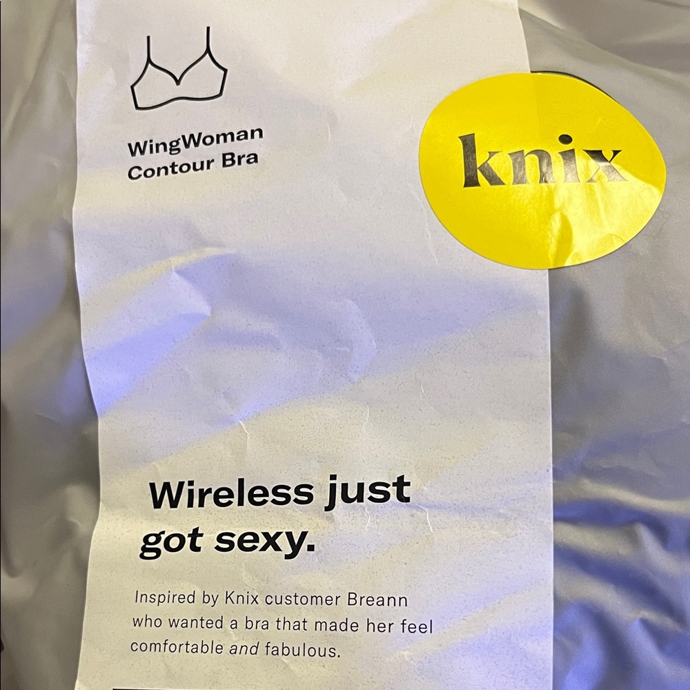 Knix Wireless Bra in Gray